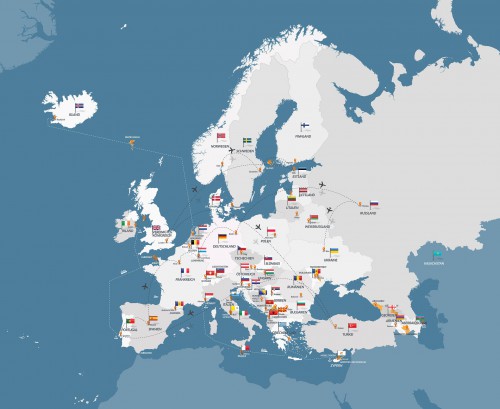 Completo listado de los países Schengen